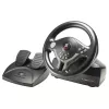 Volante + pedais Subsonic SV200 preto cinzento USB rotação de 180°