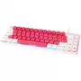 Teclado gaming GAMIAC TKL69G SF, Kailh vermelho - branco/vermelho