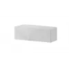 Conjunto de armários de sala Cama VIGO SLANT 8 branco/branco brilhante