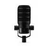 Microfone de estúdio RØDE PodMic USB — Cardioide XLR/USB, 24 bits/48 kHz, USB-C, saída para auscultadores, botão rotativo de volume, preto