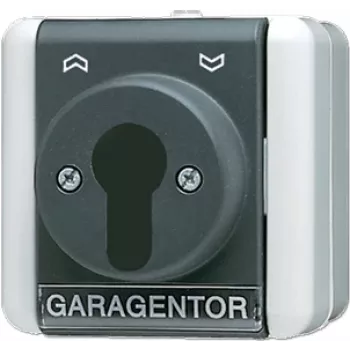 JUNG 833.18 W - Interruptor de chave - 1P - com fio - preto - branco - termoplástico - IP44