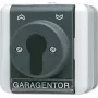 JUNG 833.18 W - Interruptor de chave - 1P - com fio - preto - branco - termoplástico - IP44