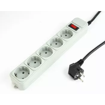 Régua de tomadas Gembird SPG3-B-6C 1,8 m 5 tomadas AC