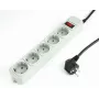 Régua de tomadas Gembird SPG3-B-6C 1,8 m 5 tomadas AC