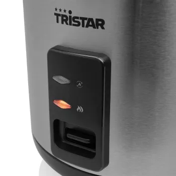 Panela de arroz Tristar RK-6147 — 1,5 L, 500 W, preto/prateado