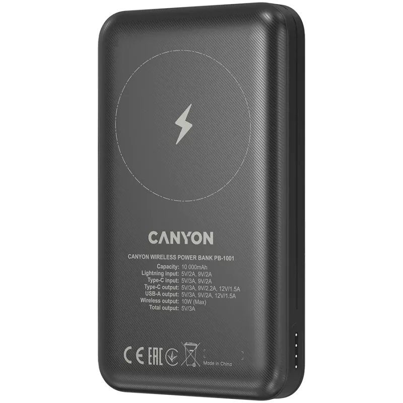 Powerbank portátil Canyon PB-1001 10000 mAh