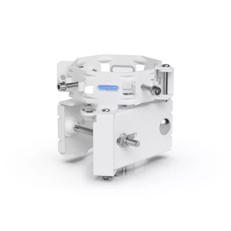 Ubiquiti UACC-Wave-AP-Micro-Mount suporte de montagem em poste para 4 Wave AP Micro, aço inoxidável, poste de 25–76 mm, branco
