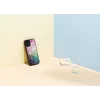 Capa de proteção iKins para Apple iPhone 12 mini – design flores aquáticas, preto