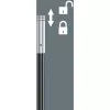 Wera 393 S porta-pontas extra fino com haste flexível (05028161001)