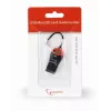 Leitor de cartões Gembird FD2-MSD-3 USB 2.0 preto vermelho