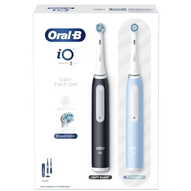 Escova de dentes elétrica Oral-B iO3 Series, preta