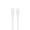 Cabo CANYON CC60SC10 C-C 60W 1m silicone branco