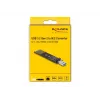 Conversor combo DeLOCK para M.2 NVMe PCIe ou SSD SATA USB 3.2 Gen 2 preto