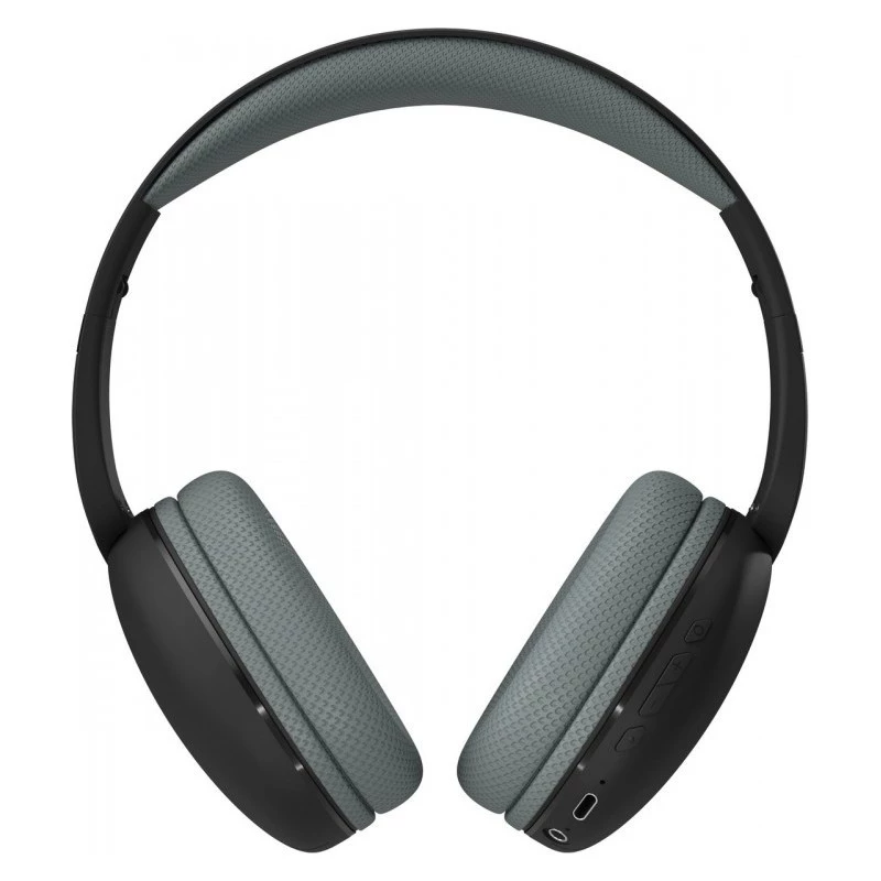 Defender FreeMotion B480 63480 auscultadores sem fios supra-auriculares, Bluetooth 5.3, USB-C, AUX, microSD, até 14 h, 20-20000 Hz, pretos