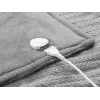 Cobertor elétrico Medisana HB 680, 120 W, peluche cinzento