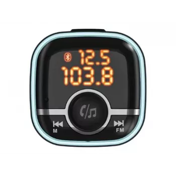 Transmissor FM Navitel BHF04 MAX Adaptador Bluetooth para automóvel com streaming de música sem fios e função mãos-livres