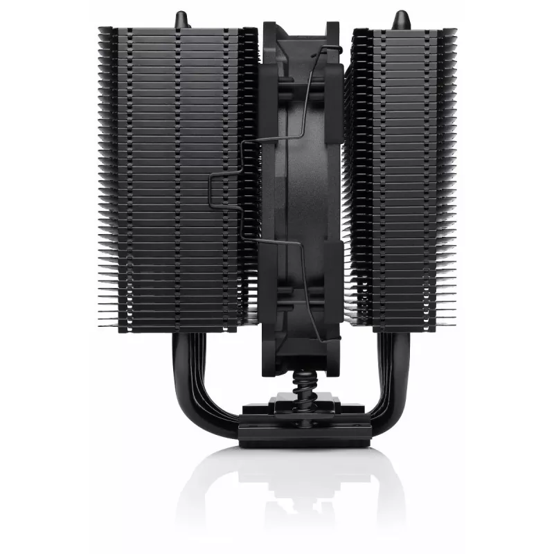 Noctua NH-D12L chromax.black cooler de CPU a ar, 120 mm, alumínio, preto, 450–2000 RPM, 22,6 dBA