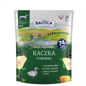 Alimento Húmido para Cães Baltica Pato com Pera XS/S 1 kg — Alimento Completo para Cães Adultos de Raças Pequenas