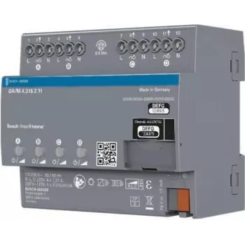 Atuador de regulação Busch-Jaeger 4x315W, REG DA/M.4.315.2.11 (2CKA006220A0837)