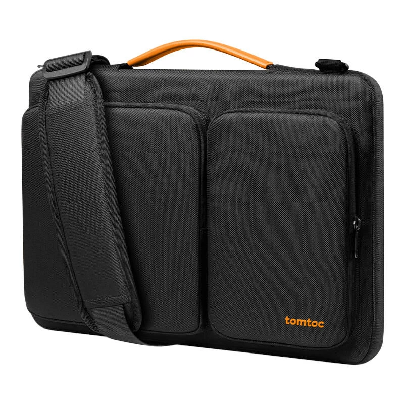 Pasta para portátil Tomtoc Defender-A42 da Tomtoc (preto) – capa de proteção compacta para portáteis