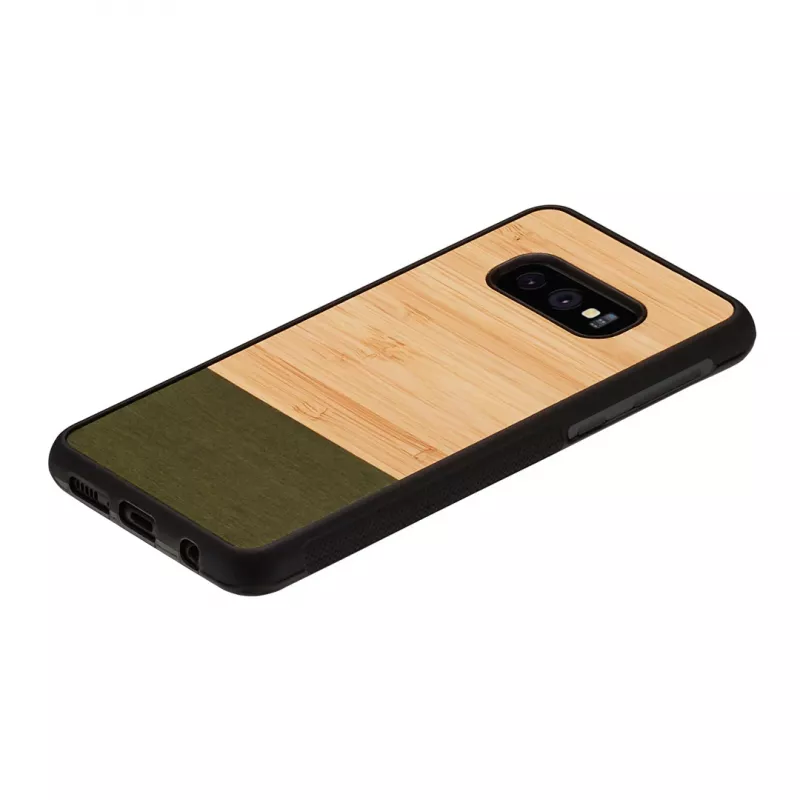 Capa para telemóvel man and wood SmartPhone para Galaxy S10e Bamboo Forest preto