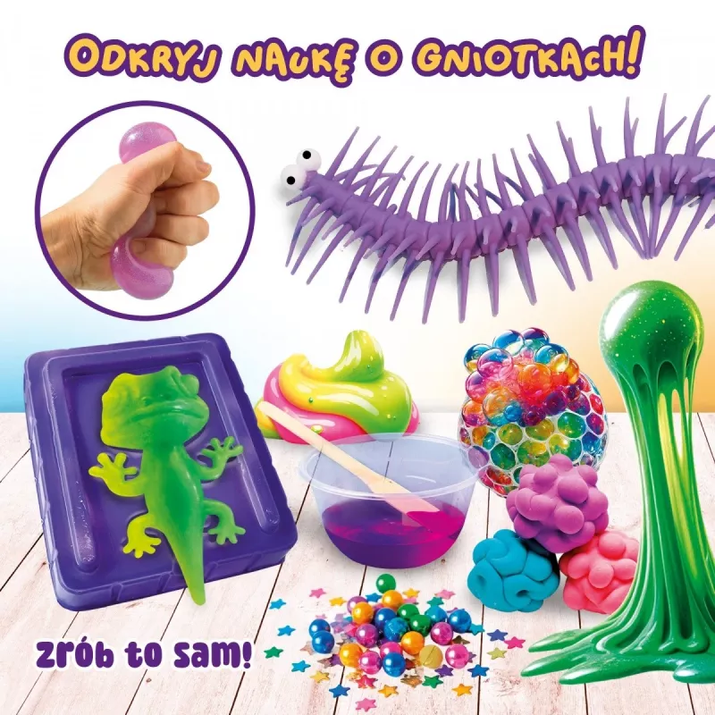 Conjunto de jogo de laboratório educativo Liscianigiochi Set Slumi Laboratório de Ciência dos Esmagadores 304-PL110339