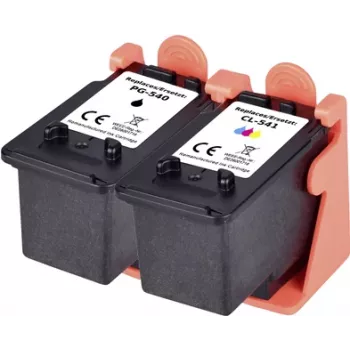 Pack combinado de tinta Renkforce substitui Canon PG-540 + CL-541 (5225B006) compatível pack combinado preto, ciano, magenta, amarelo RF-I-C-PG540CL540BCMY2PK RF-5628790 (RF-5628790)