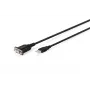 Cabo adaptador USB 2.0 para RS232 DIGITUS DA-70172, 1,8 m, chipset FTDI FT232RNL, USB Type-A para DB9