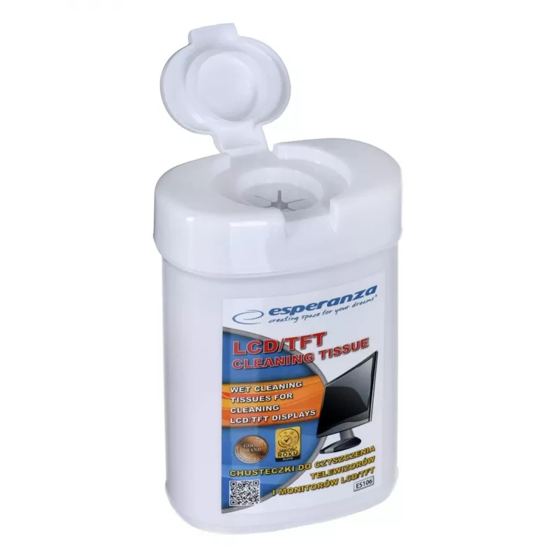 Conjunto de limpeza ESPERANZA ES106 para ecrãs LCD/TFT/Plasma — conjunto ES106