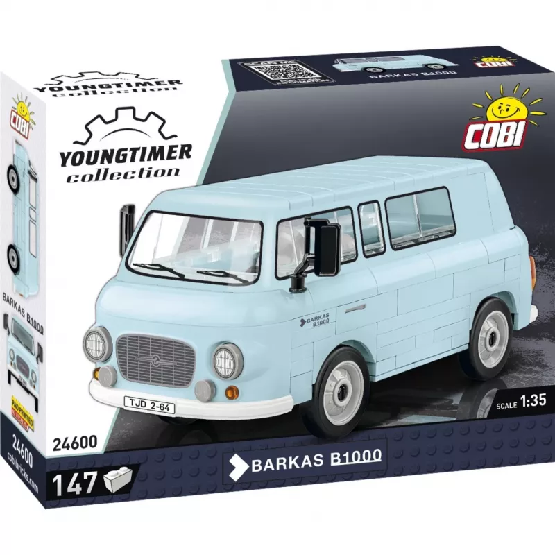 Brinquedo de construção Cobi Barkas B1000 24600 maquete à escala 1:35, blocos detalhados