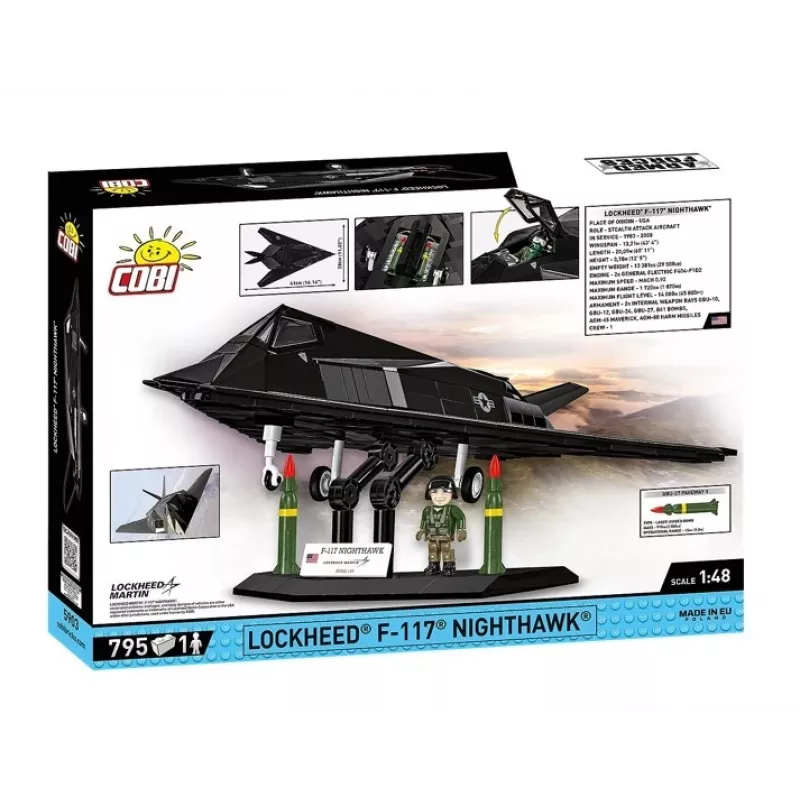 Maquete Lockheed F-117 Nighthawk (escala 1:48)