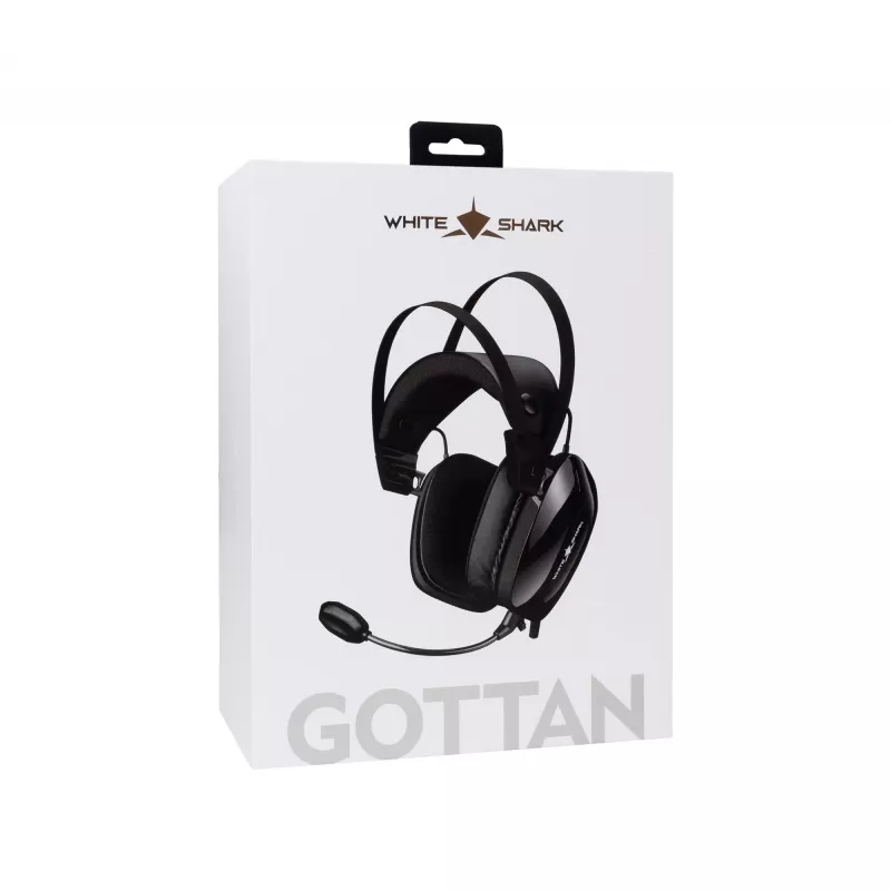 Auscultadores White Shark GH-2446 Gottan preto