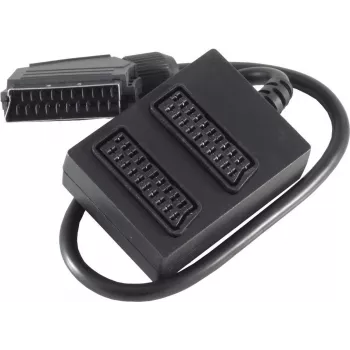 shiverpeaks BS94050 cabo SCART 0,5 m SCART (21 pinos) 2 x SCART (21 pinos) preto (BS94050)