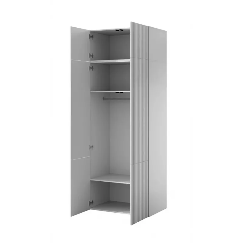 Roupeiro cama meble PAFOS 2D BASE 90×55,5×45 cm branco mate, 2 portas