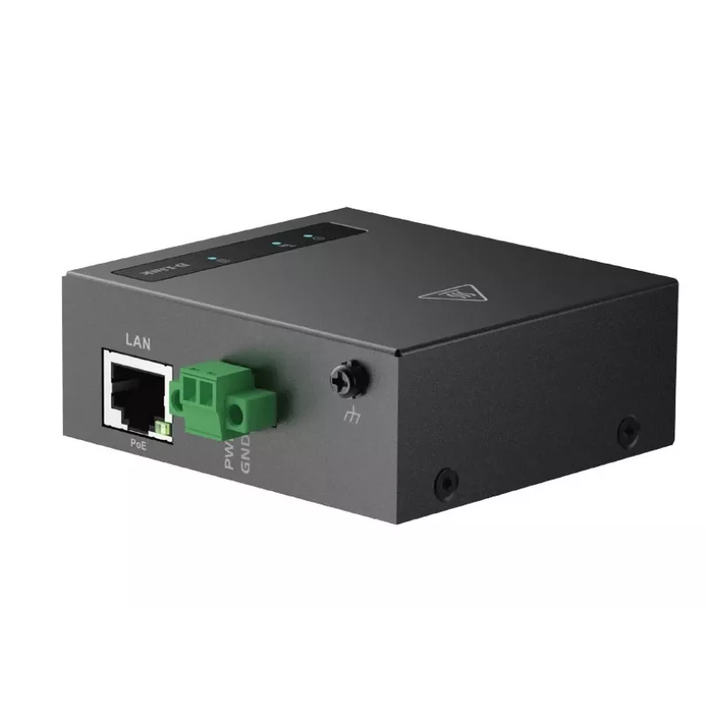 D-Link DWM-311-TP 4G LTE M2M VPN PoE+ modem router, Nano SIM, 150 Mbit/s, 2 antenas externas amovíveis, de -30 a 70 °C, preto