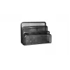 Suporte para correio Forpus, preto, secção 3, metal perfurado 1006-105