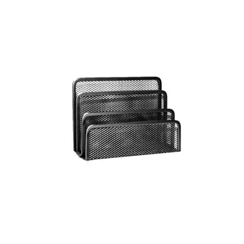 Suporte para correio Forpus, preto, secção 3, metal perfurado 1006-105