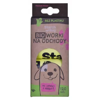 STARCH BAG - Sacos para dejetos de cão - 8 x 15