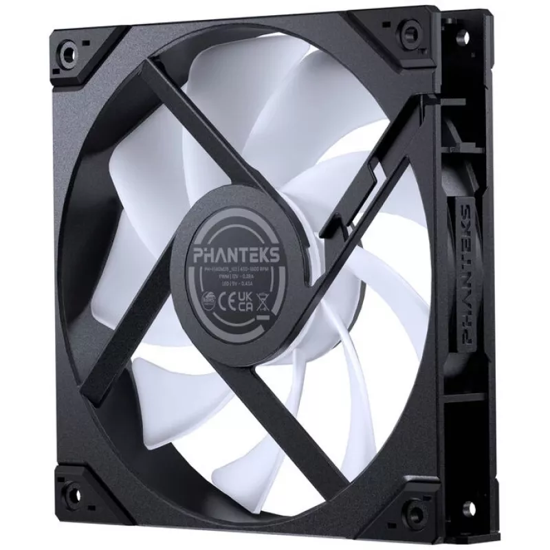 Ventoinha de caixa Phanteks M25 Gen2 PWM D-RGB 140mm - preto