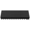 Dissipador/Radiador Jonsbo M.2-3 cinzento preto cinzento 24,4 mm 73 mm 9,6 mm