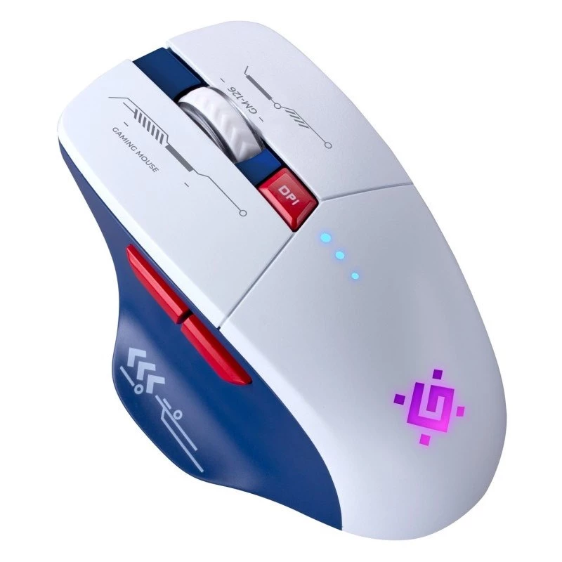 Rato DEFENDER GM-126 TISA RF+BT ÓTICO 1600dpi 6P branco