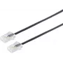 Cabo S/CONN 3m RJ45 preto transparente ShiverPeaks