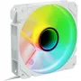 Ventoinha de caixa Sharkoon SHARK Mirror RGB PWM REVERSE 120 mm Branco, 500–1500 U/min, 99,52 m³/h, FDB