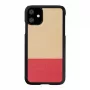 Capa para smartphone man and wood para iPhone 11 — preto, design assimétrico