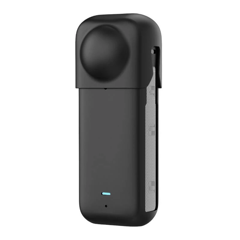 Capa protetora de silicone Puluz para Insta360 X4 — preto, design robusto