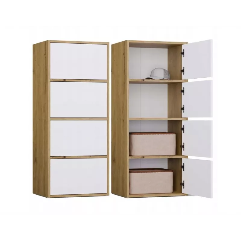 Cómoda ALMA carvalho artisan/branco