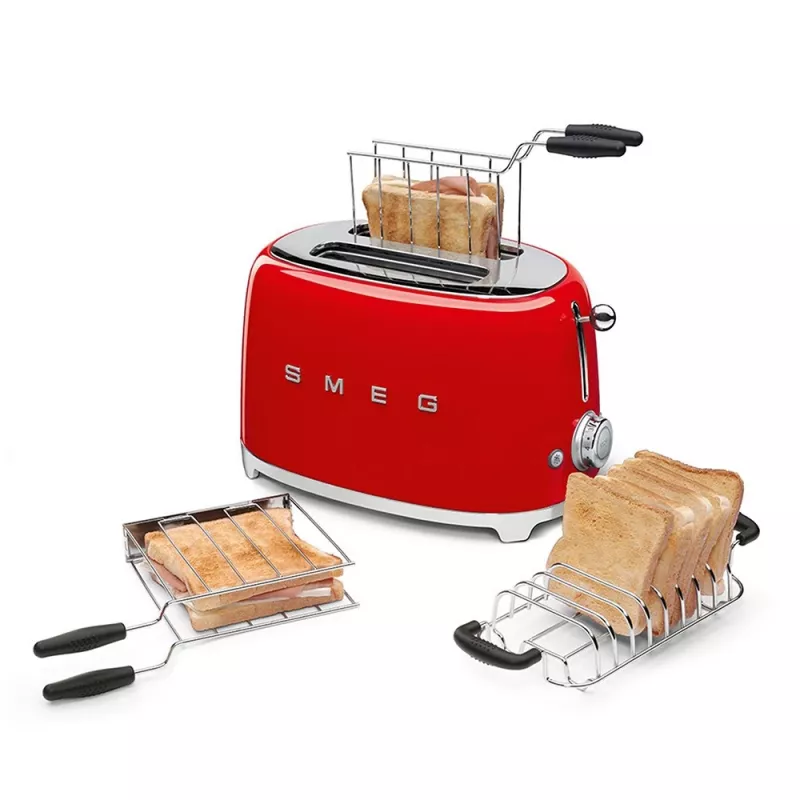 Torradeira Smeg 50's Style TSF01RDEU Vermelha