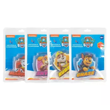 Conjunto de compressas de gel quente/frio Paw Patrol, 4 unid. – almofadas de gel reutilizáveis para terapia de frio ou calor