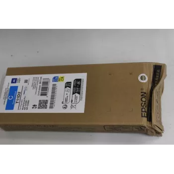 Cartucho de tinta Epson C13T11D240 XL Ciano — embalagem individual, compatível com WorkForce Pro WF‑C5890DWF / WF‑C5390DW, embalagem danificada