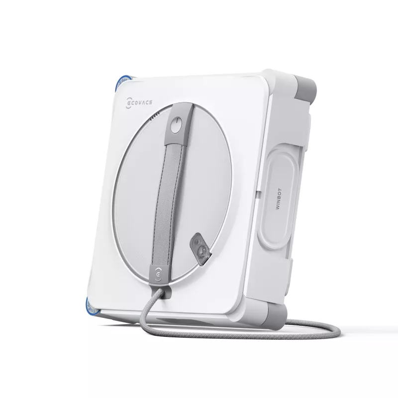 Robô de limpeza de janelas Ecovacs WINBOT W2S com fios 8000 Pa — limpa-vidros automático para janelas planas